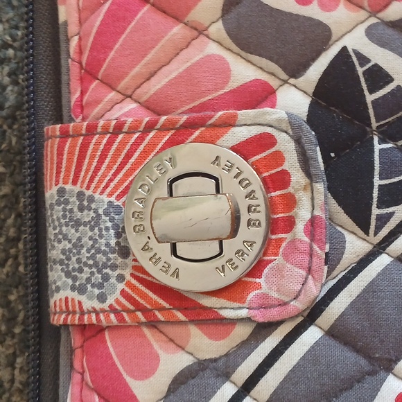 Vera Bradley Pink Floral Women's Large Wallet - Picture 2 of 10